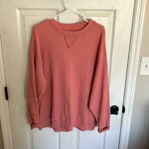 Aerie Waffle Knit Sweatshirt